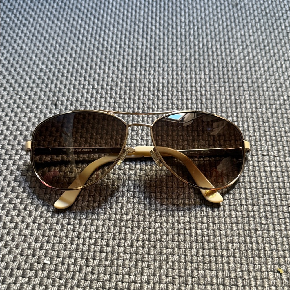 Juicy Couture Gold Aviator Sunglasses